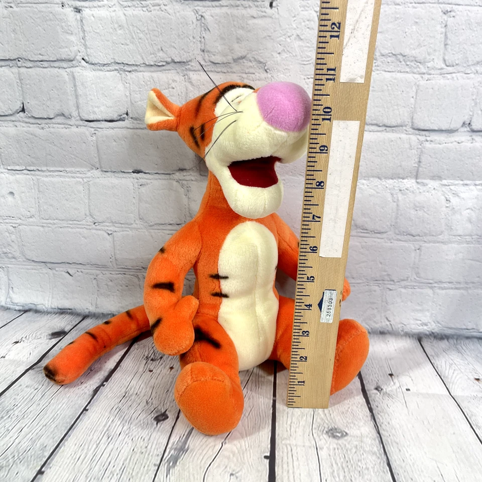 Плюшевый винтажный прыгающий тигр Винни-Пух Disney 12 дюймов - Изображение 3 из 4
