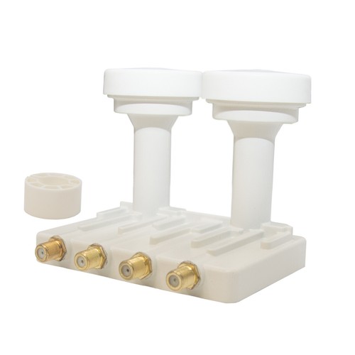 Astra Hotbird SAT Anlage 80cm Satelliten Antenne Quad Monoblock LNB 4 Teilnehmer - Bild 5 von 6