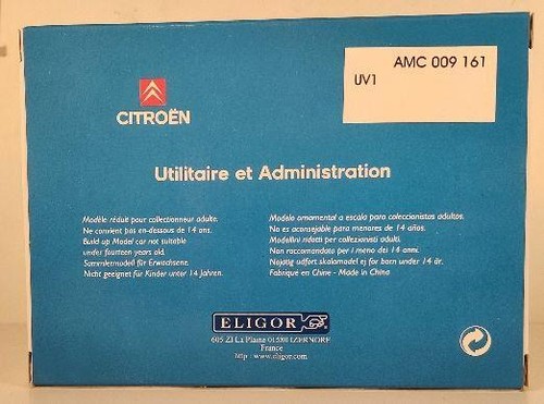 Eligor 1:43 Scale Citroen Berlingo EDF GDF Crew Van Dealer boxed - Picture 2 of 5