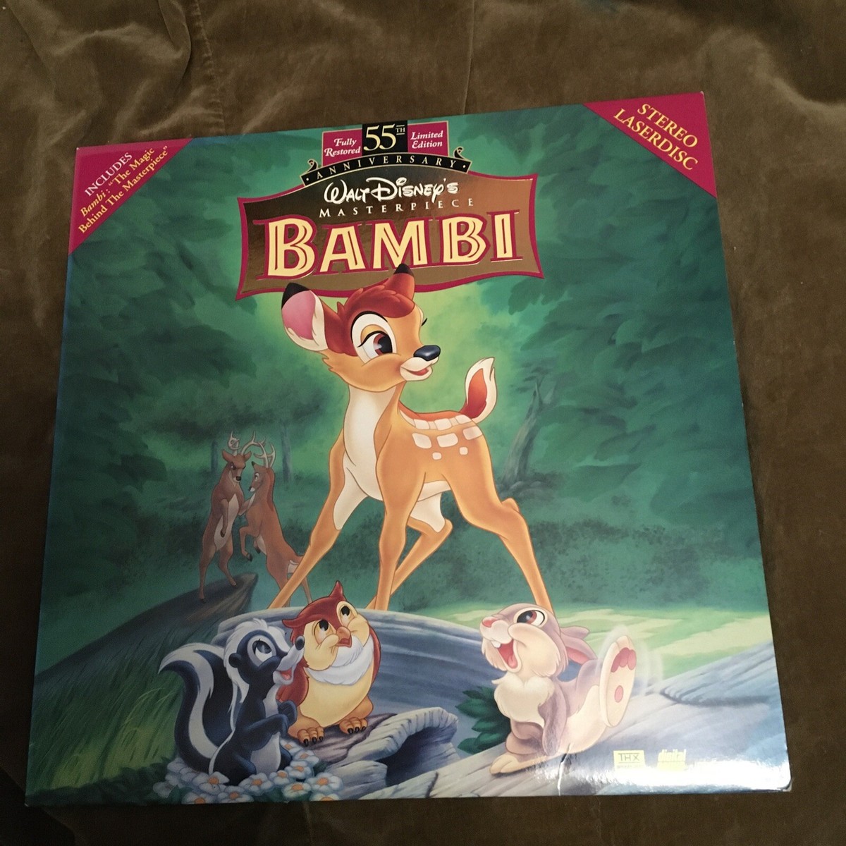 米2discs LASERDISC Anime Bambi NONE NOT ON LABEL /01200 Disney's Bambi - Laserdisc Japanese Version | eBay