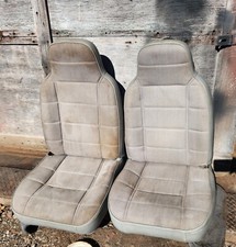 Jeep Cherokee Xj 1995 96 Oem Gray Grey Front Seat Set Driver Passenger 4 Door