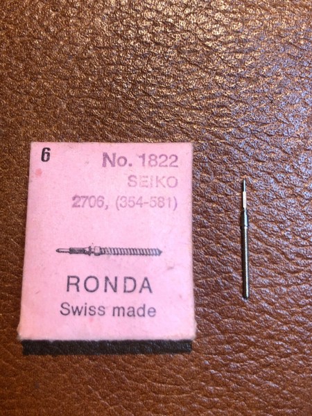 SEIKO 2706 (354-581)  stem, Tija, tige de remontoir, RONDA. Swiss MADE