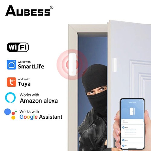 Tuya Zigbee Security Protection Alarm Sensor Smart WiFi Door Vibration Detectors - Picture 4 of 19