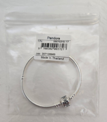 Pandora Moments Snake Chain Sterling Silver Bracelet