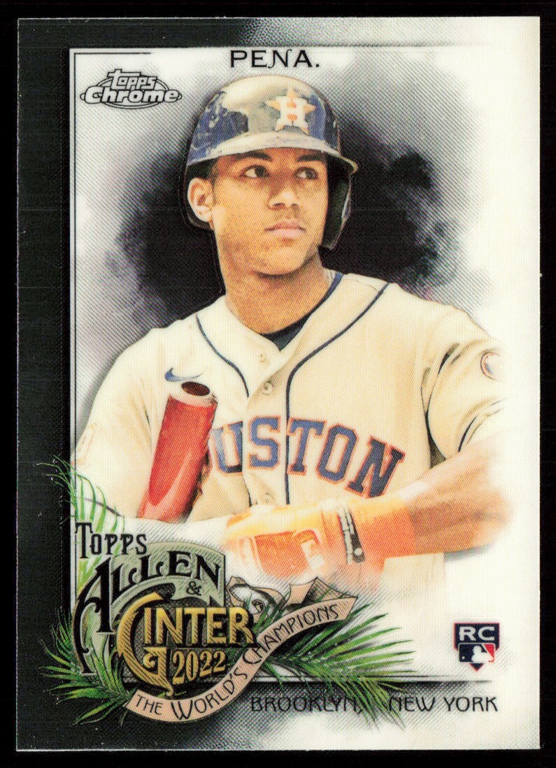 2022 Topps Allen & Ginter Chrome Jeremy Pena RC Houston Astros #137