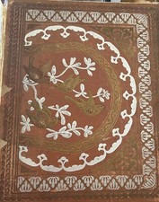 Antique Victorian 1800'S - 1900'S Ephemera Photos Scrapbook Album