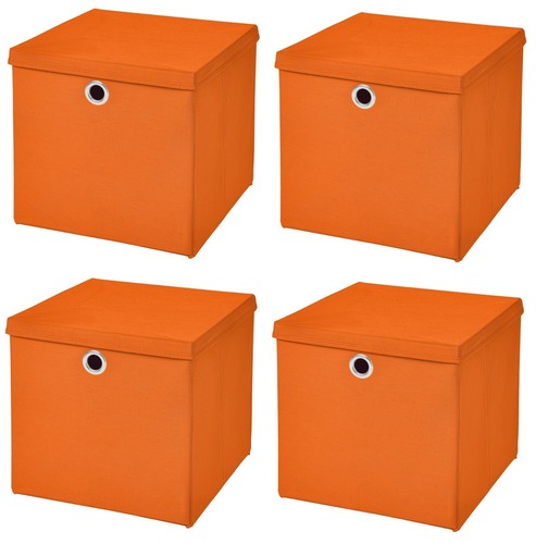 4er Set Aufbewahrungsbox Spielkiste Regalkorb Faltkiste Korb Kinderbox Stoff Box - Bild 42 von 77