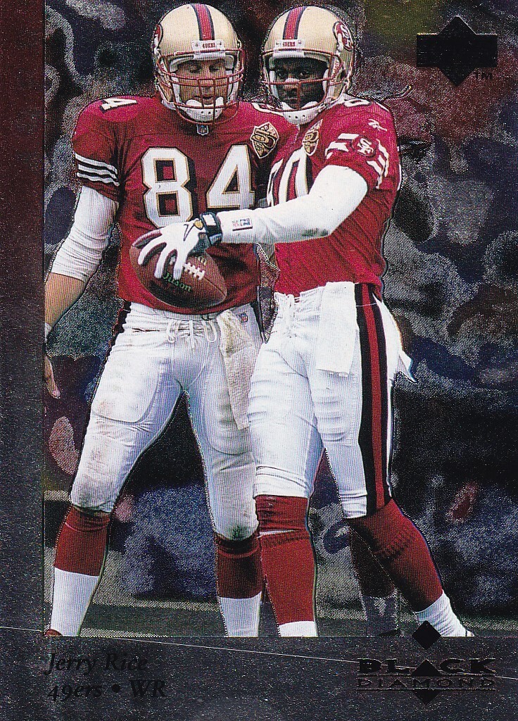 1997 Upper Deck Black Diamond Card #38 Jerry Rice