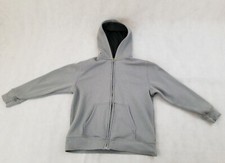 Simply For Sports Medium 10/12 58 Cotton 42 Polyester Gray Children's Hoodie