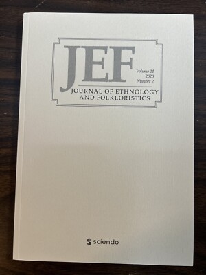 Journal of Ethnology and Folkloristics Volume 14 2020 No. 2