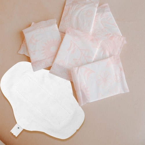 3 Stück wiederverwendbare Damenbinden Pads Waschbare Baumwolle Damen Damenbinde - Bild 9 von 12