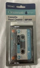 TEAC Cleanmatic Cassette Tape Head Cleaner QP-001 NOS Vintage New Rare Sealed 70
