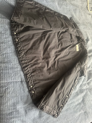 St Johns Bay Vest Womens Sz L Quilted Black Button Front Biker Equestrian Vest - Picture 11 of 11