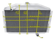 3 Row Discount Champion Radiator For 1953 54 1955 Studebaker Commander V8 Engine