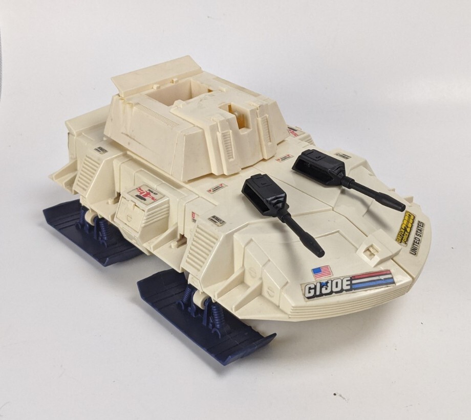 Vtg 1987 GI Joe Dominator Snow Tank Battle Force 2000 Hasbro