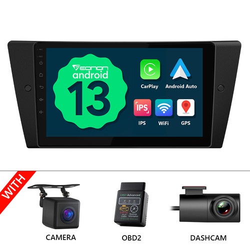 For BMW E90 E91 E92 E93 316d 2009-2011 9"Android 13 GPS Car Stereo Radio CarPlay - Picture 28 of 31