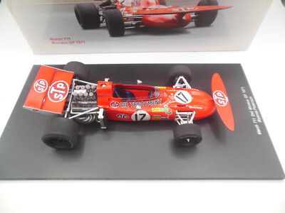 Spark Minimax 18S113 1971 March 711 no. 17 Monaco GP Ronnie