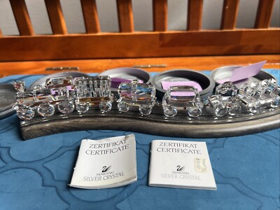 Swarovski 7 piece Train set 015145 Mint in boxes. | eBay Swarovski 7 piece Train set 015145 Mint in boxes. | eBay