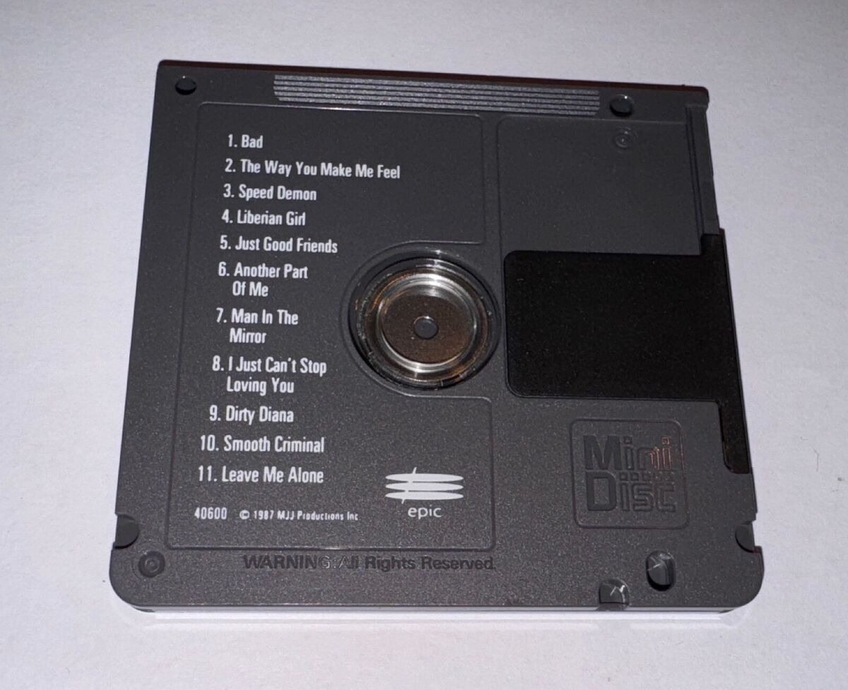 Michael Jackson - Bad Minidisc MD | eBay Michael Jackson - Bad Minidisc MD | eBay