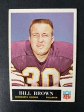 1965  PHILADELPHIA  #  102 BILL BROWN    C 1309