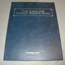 PCS Stamps & Coins Last Large Size Federal Reserve Notes Display Album NO MONEY