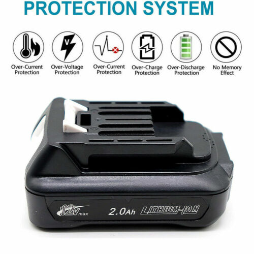 12V For Makita 2Ah Battery CXT BL1041B BL1021B DC10WD BL1015 1016 Li-ion Charger - Picture 2 of 26