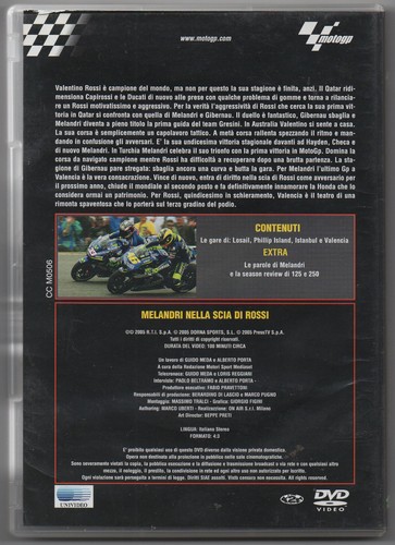 5 DVD - COLLEZIONE UFFICIALE MOTO MONDIALE 2005 Valentino Rossi CONTRO CAMPO - Foto 11 di 12