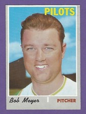 1970 Topps - #556  Bob Meyer - Seattle Pilots - ExMt+