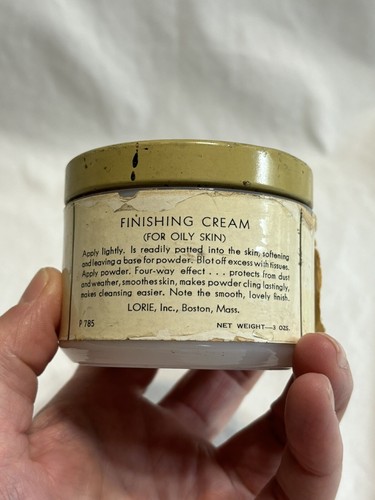 Crema di finitura vintage profumata con Gardenia del sud della Francia barattolo vuoto 3 once - Foto 5 di 9