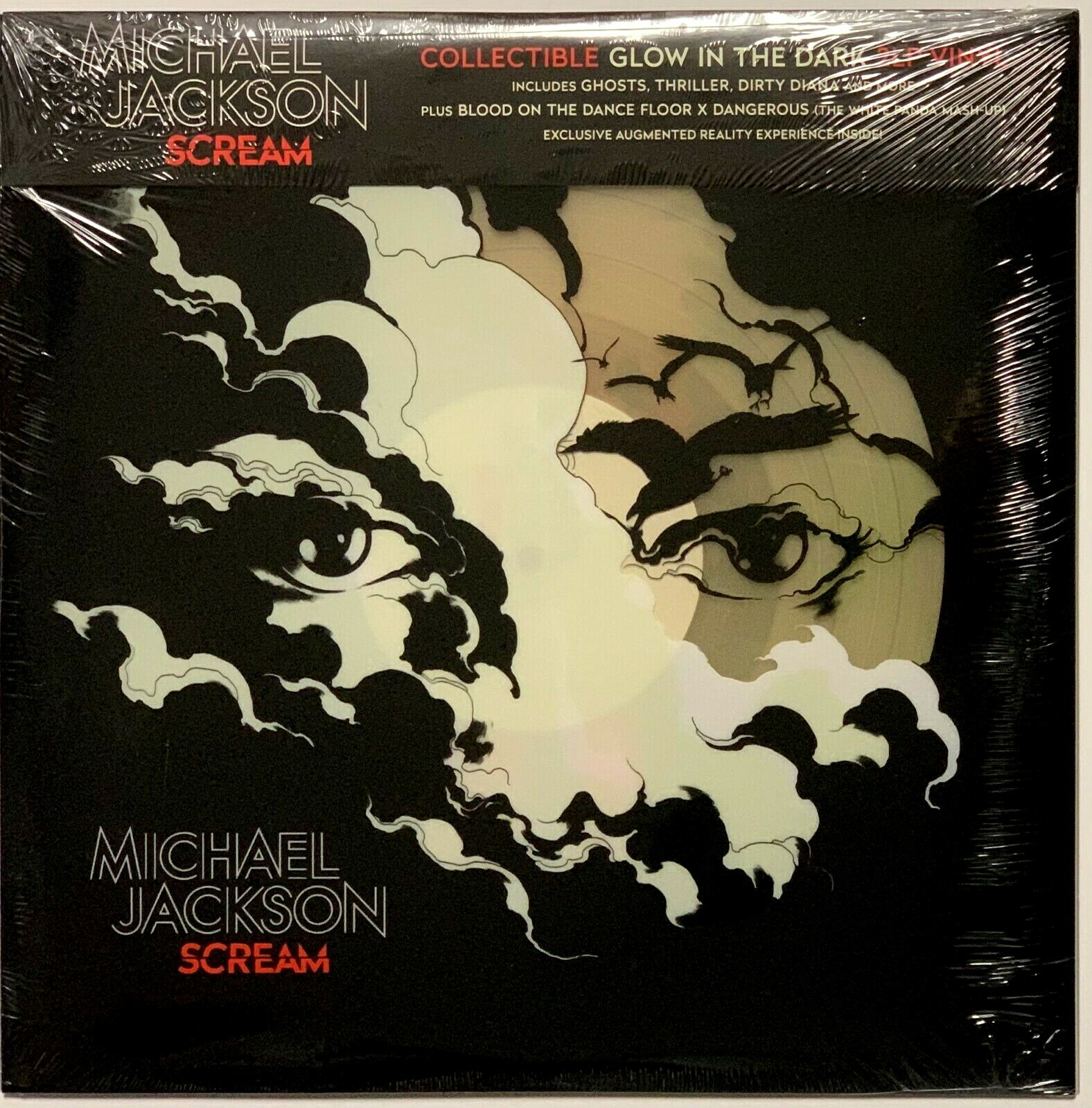 Michael Jackson Scream [Glow in the Dark Vinyl] Limited Edition LP Record Album