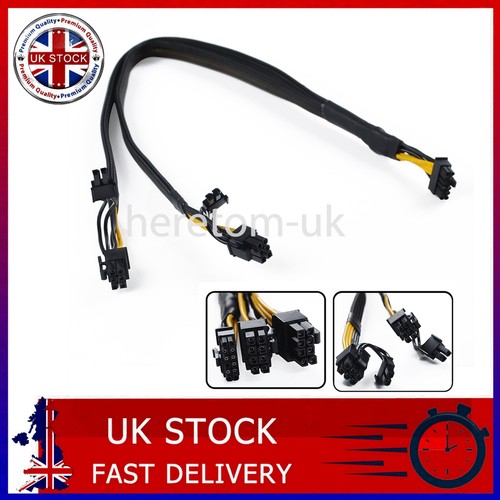 Mini 12pin to 8+8pin GPU Power Adapter Cable Cord for DELL PowerEdge