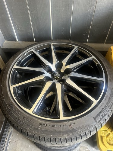2025 Toyota GR86 Corolla 17" OEM Wheels Rims Tires 2024 2023 2022 2021 - Picture 2 of 2