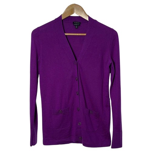 Talbots Damen Merinowolle Strickjacke Pullover Größe XS emailliert Knöpfe Büro Herbst - Bild 1 von 4