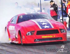 2013 Steve Matusek "Mongoose II" Ford Boss Mustang Pro Mod NHRA postcard