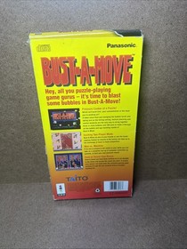 3DO - Bust-A-Move (TESTED & WORKS) - CIB Panasonic 3D0 Long Box Game WOW!