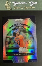 2022 Panini Prizm CS-9 Jose Altuve Championship Stage Silver Prizm