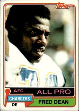 1981 Topps #520 Fred Dean