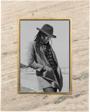 Elegant Brown Marble Photo Frame 5x7 - Perfect for Your Cherished Memories