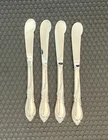 4-INTERNATIONAL STERLING SILVER RHAPSODY HOLLOW HANDLE BUTTER SPREADERS NO MONO
