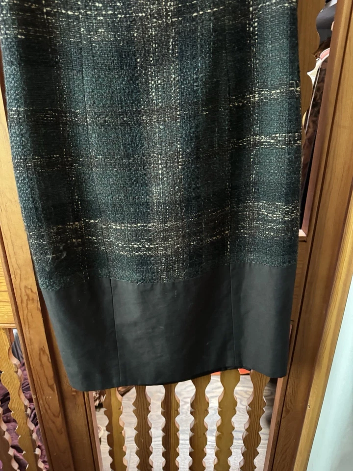 Jersey o vestido para mujer Akris Punto tejido a cuadros de lana Foto 2 de 4