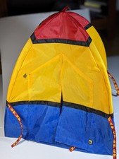 Build A Bear Camping Tent For BABW Plush Bears Red Yellow Blue Nylon 2000s USED