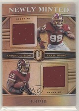 2020 Gold Standard Newly Minted Memorabilia Duals Antonio Gibson Chase Young 1l2
