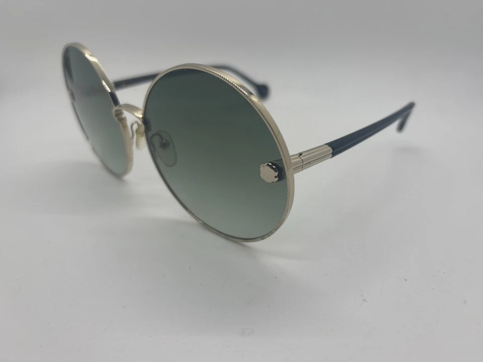 Juego completo de gafas de sol redondas Salvatore Ferragamo SF189S 709 63-17-140 mm usadas Foto 3 de 4