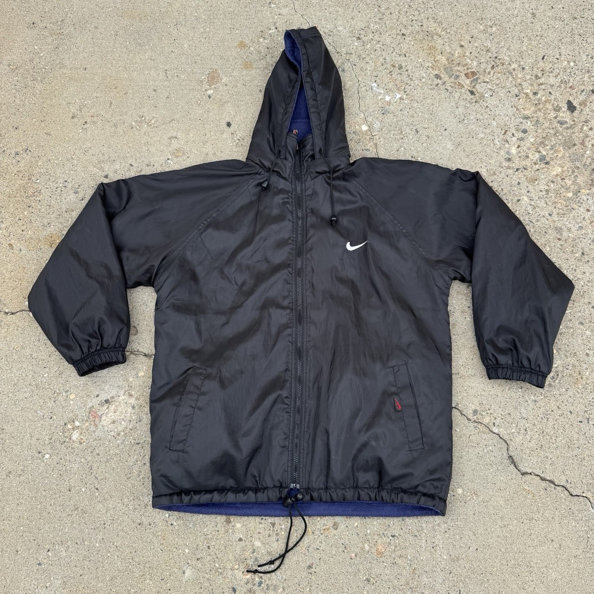 ジャケット・アウター 90s nike check anorak Parker reversible s-l1200.jpg