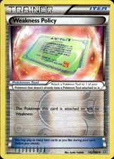 Pokemon Reverse Holo Weakness Policy XY - Primal Clash 142/160 LP