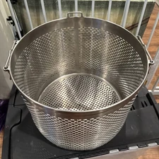 Cleveland BS12 12 Gallon (48 qt )Cooking Basket - Stainless Steel Extra Large