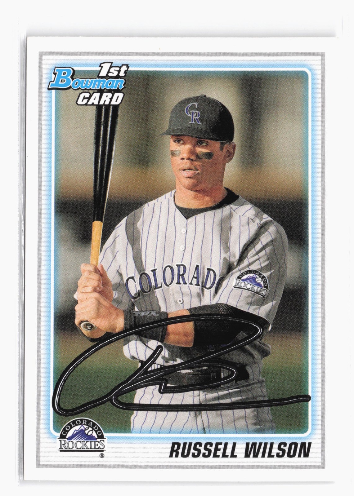 2010 Bowman Draft Picks & Prospects #BDPP47 Russell Wilson Rockies RC SP JA