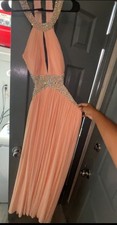 Pink Beddazled Prom Dress Never Worn Before Size Medium
