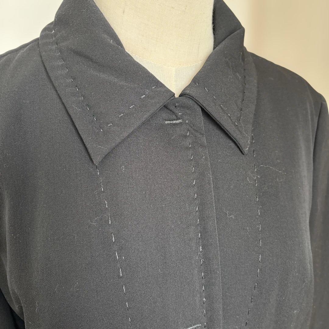 MaxMara Black Padded Button-Front Jacket Slim Fit… - image 3