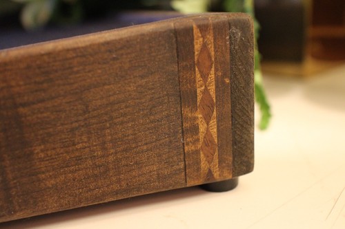 RARO Pedale elettrico effetto pedaliera chitarra legno 19"x12 personalizzato con manico - Foto 4 di 6
